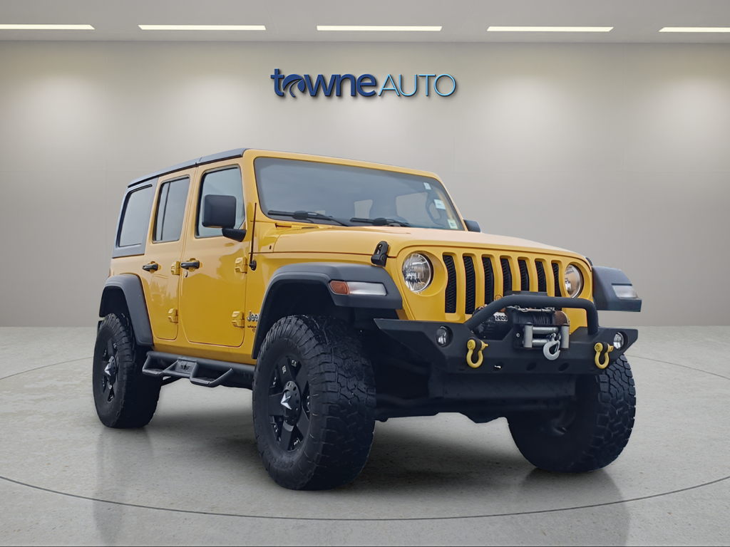 Used 2018 Yellow Jeep Unlimited Sport S image 7