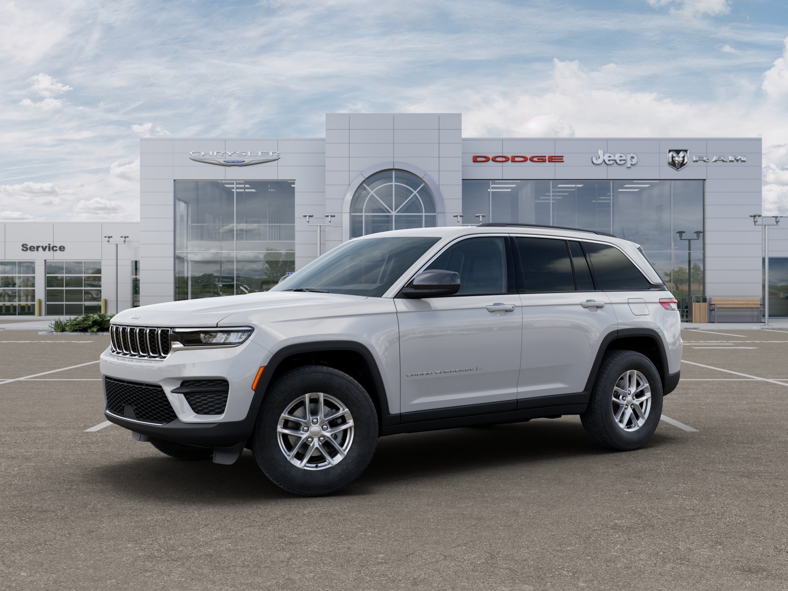 New 2025 Bright White Clearcoat Jeep Laredo image 31