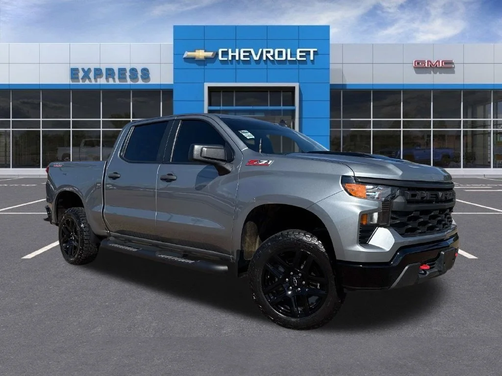 Used 2024 Sterling Gray Metallic Chevrolet Custom Trail Boss image 1