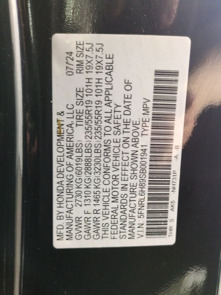 2025 Honda Odyssey Touring - Photo 34