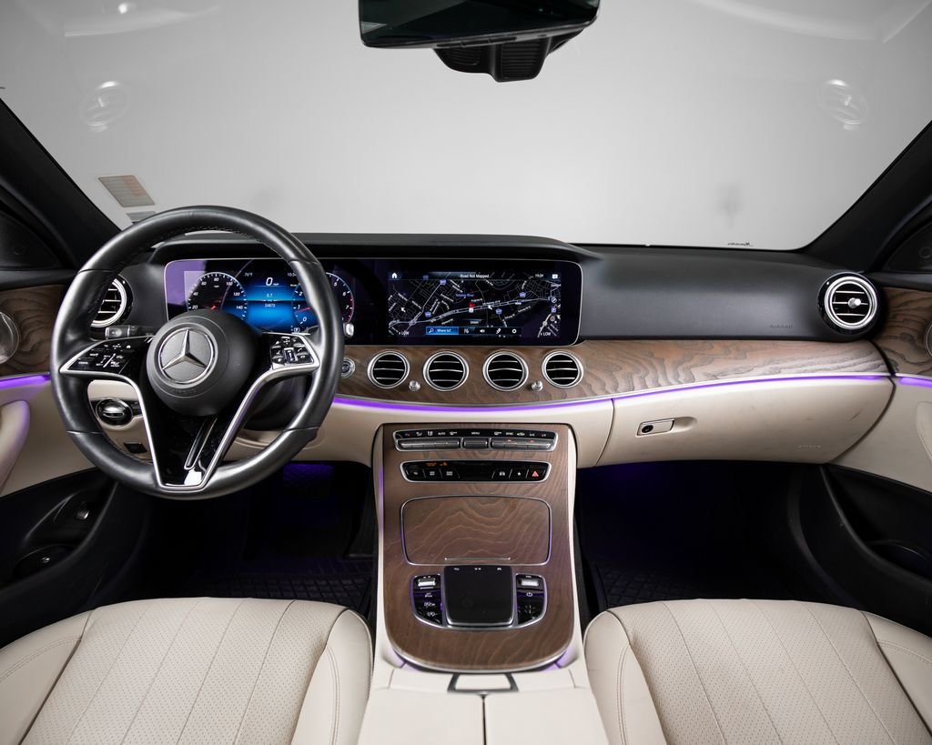 Certified Used 2023 Blue Mercedes-Benz E 350 image 7
