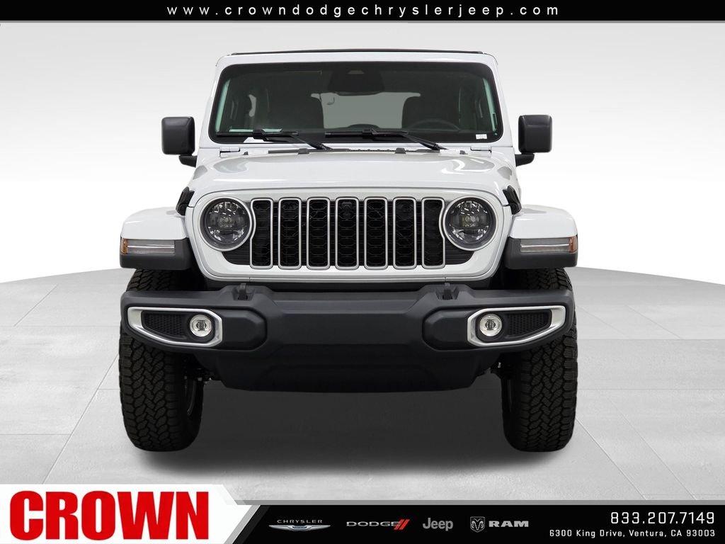 New 2026 Bright White Clear-Coat Exterior Paint Jeep Sahara image 2