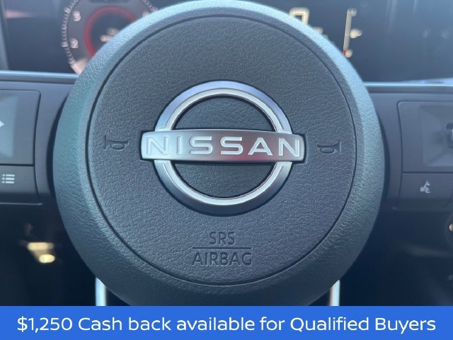 New 2027 Aspen White TriCoat / Super Black Two-tone Nissan SV image 5