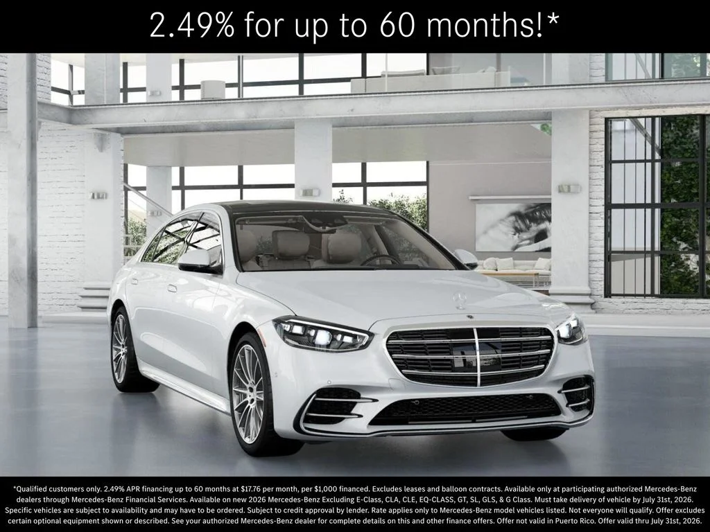 New 2026 MANUFAKTUR Moonlight White Metallic Mercedes-Benz S 500 image 9