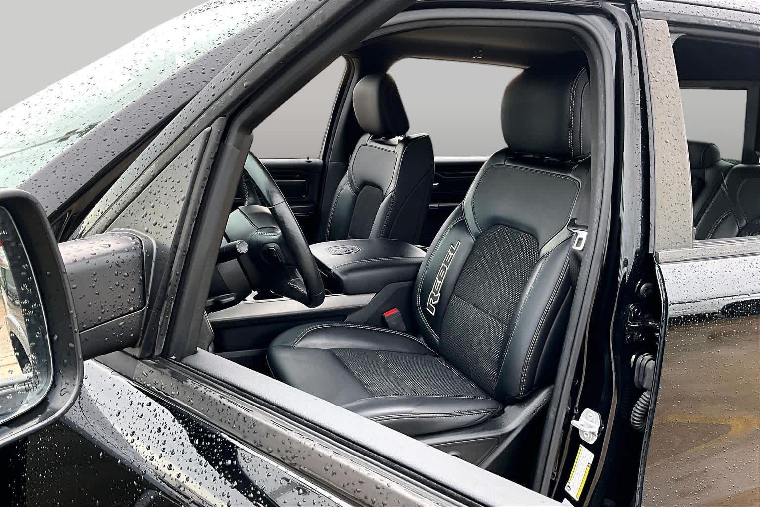 Used 2020 Diamond Black Crystal Pearlcoat Ram Rebel image 8