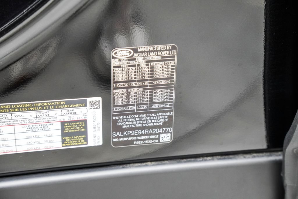 Used 2024 Black Land Rover SE image 45