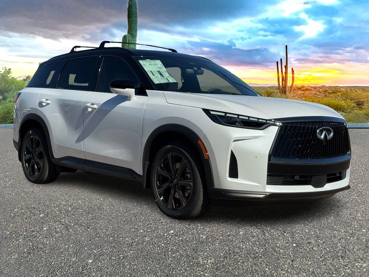 New 2026 Radiant White/Black Obsidian INFINITI Autograph AWD image 1