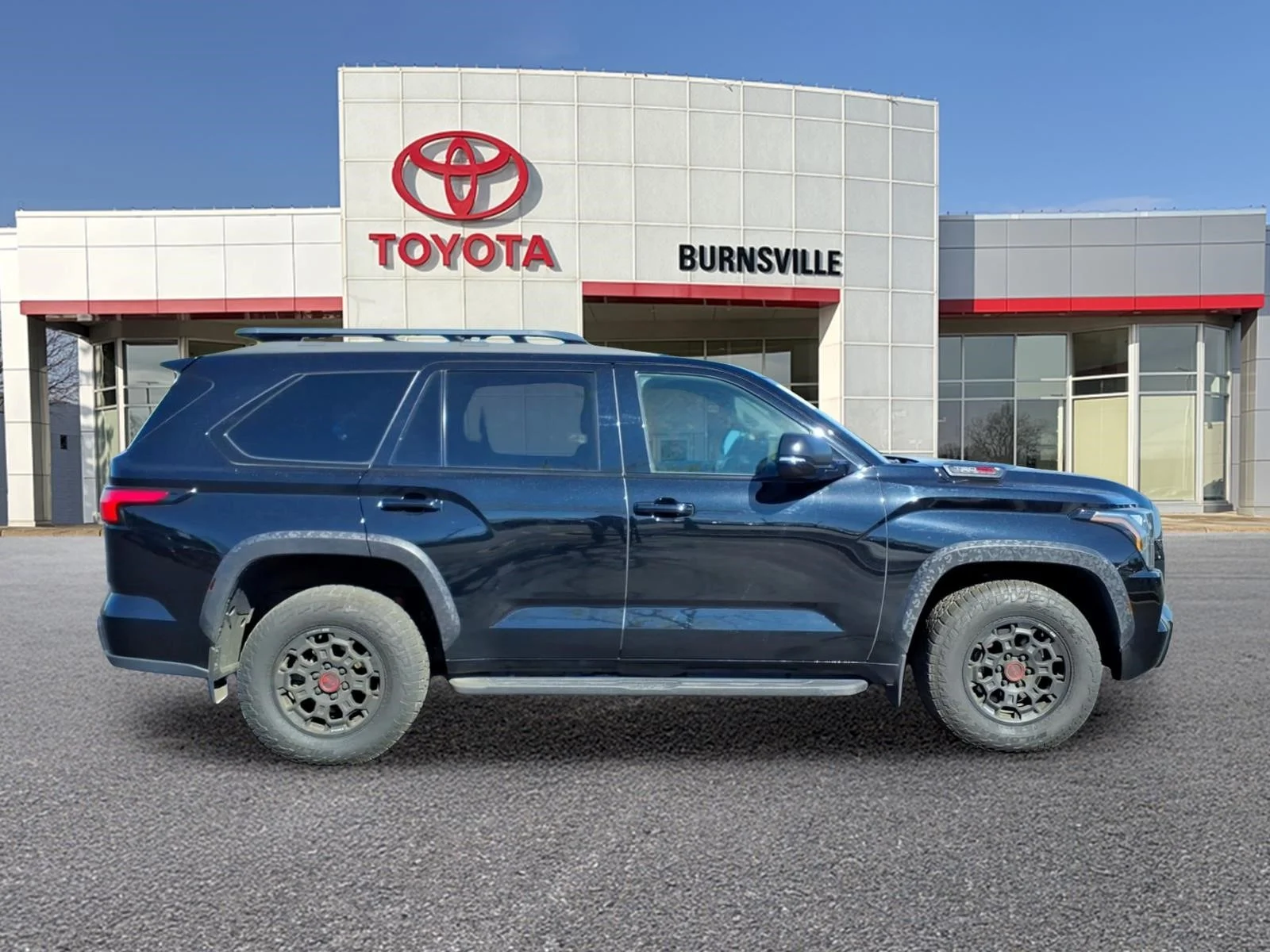 Certified 2025 Toyota Sequoia TRD Pro with VIN 7SVAAABA5SX051359 for sale in Burnsville, Minnesota