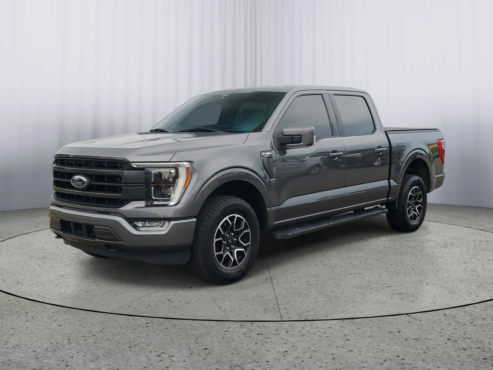Used 2021 Gray Ford Lariat image 2