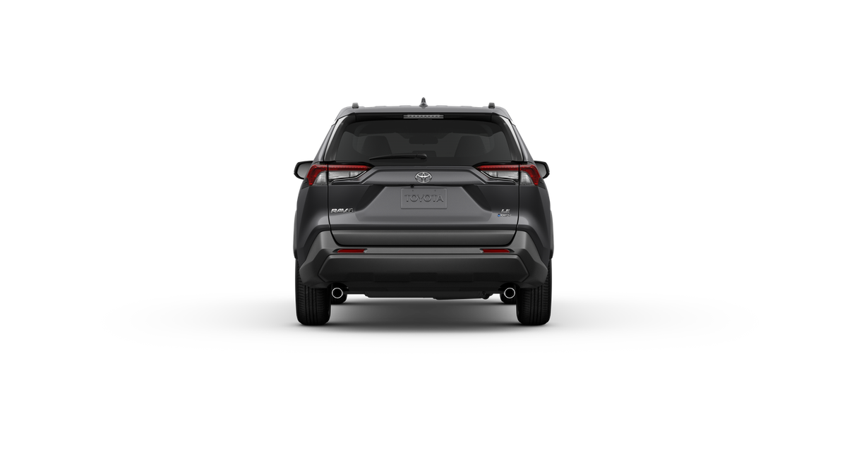 New 2025 Magnetic Gray Metallic Toyota Hybrid LE image 8