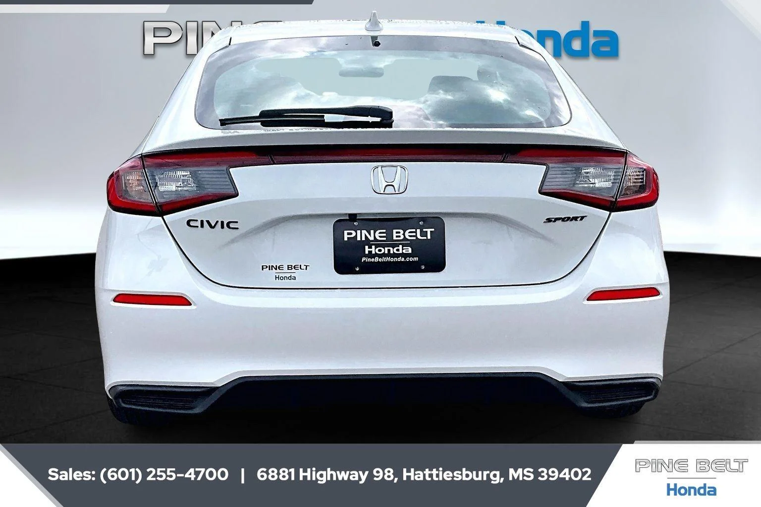 New 2026 Platinum White Pearl Honda Sport image 4