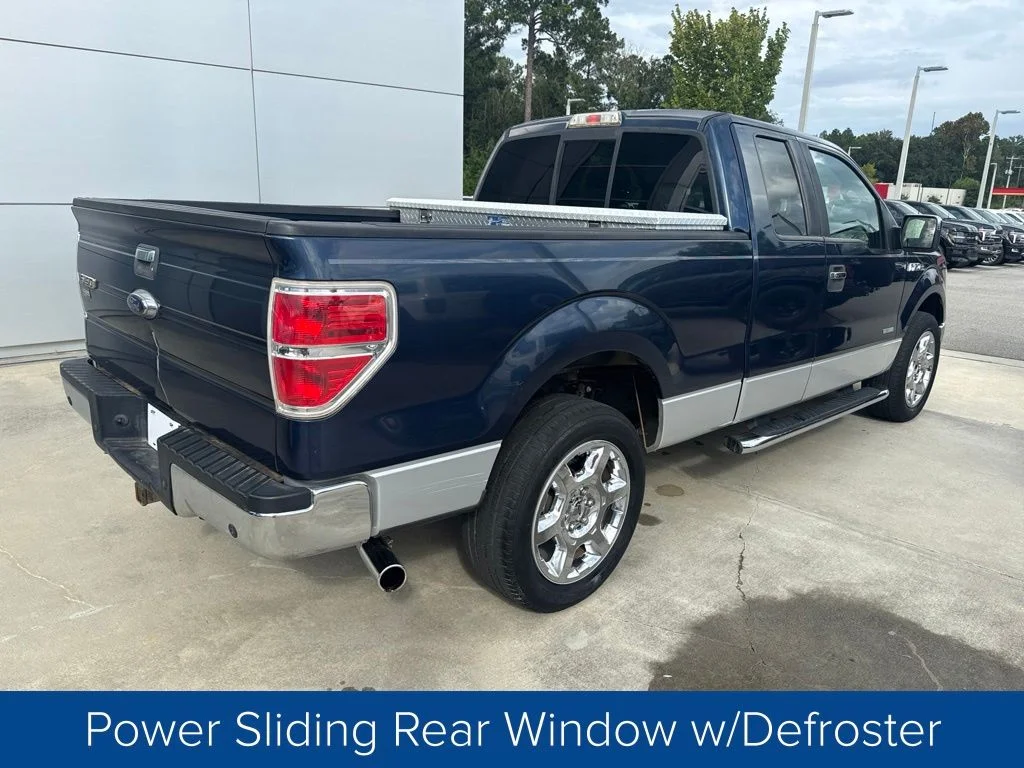 Used 2014 Blue Jeans Metallic Ford XLT image 6