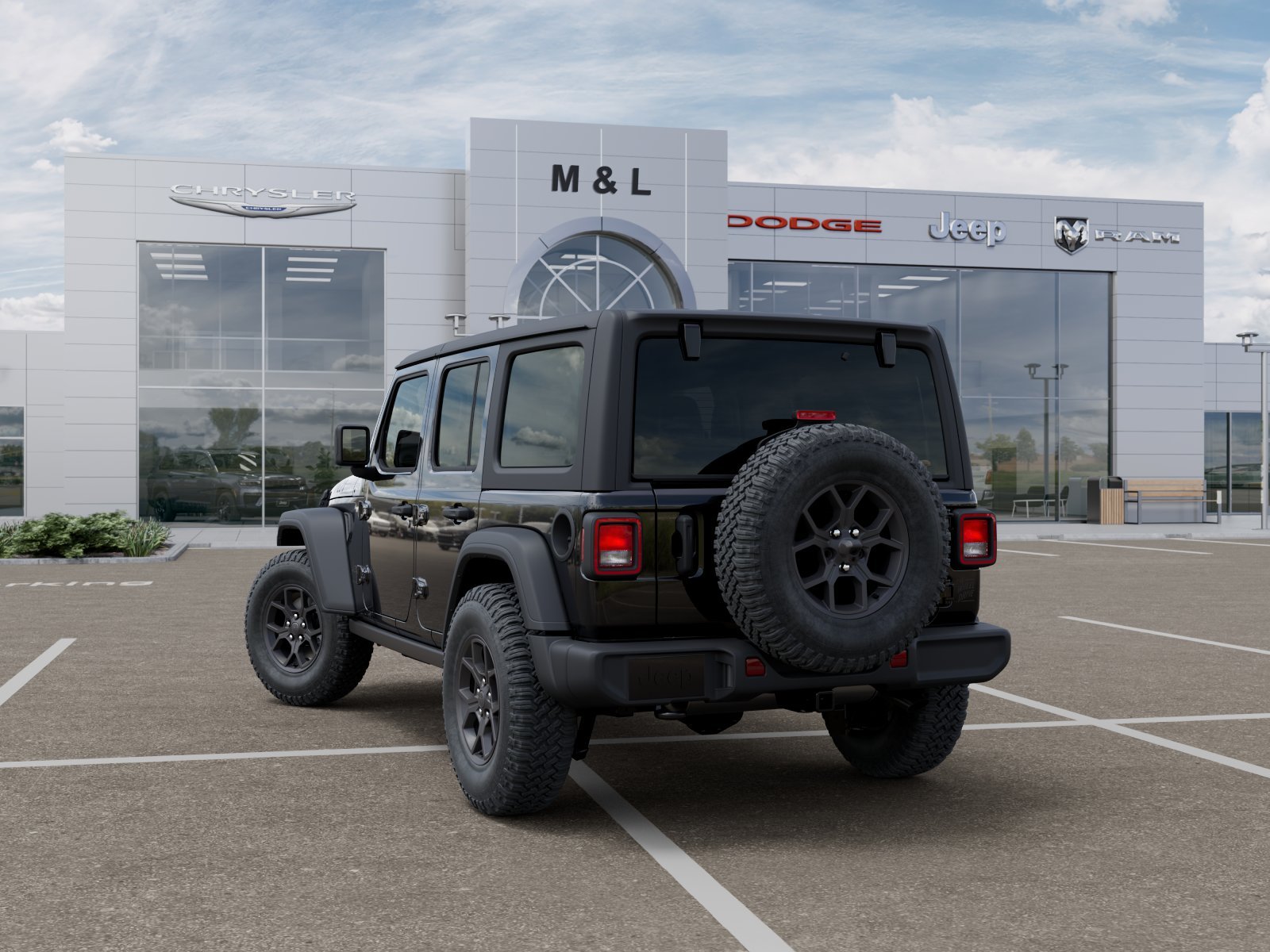 New 2026 Black Clearcoat Jeep 4-Door Willys 4x4 image 31