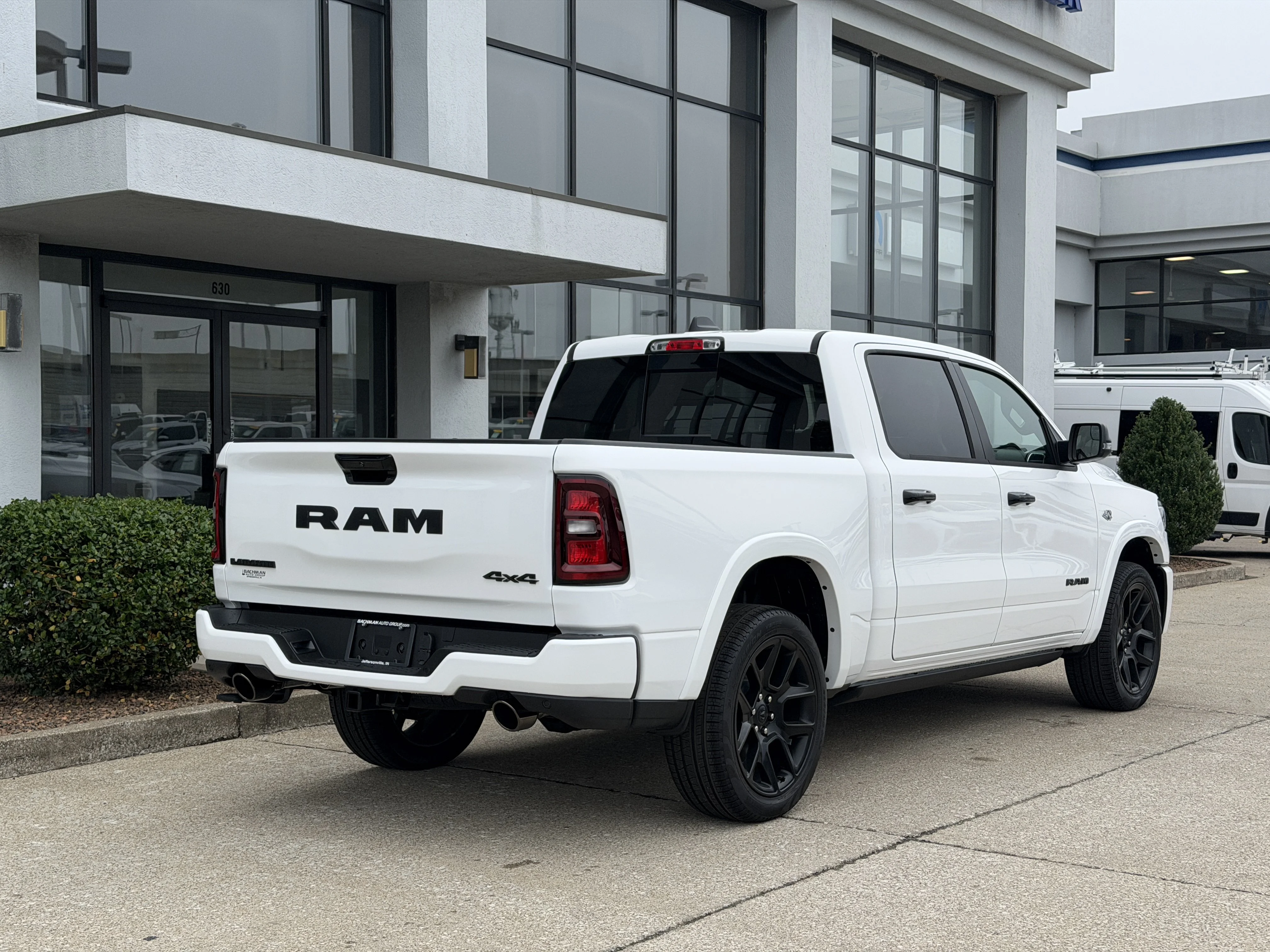 New 2026 Bright White Clear-Coat Exterior Paint RAM Laramie image 4