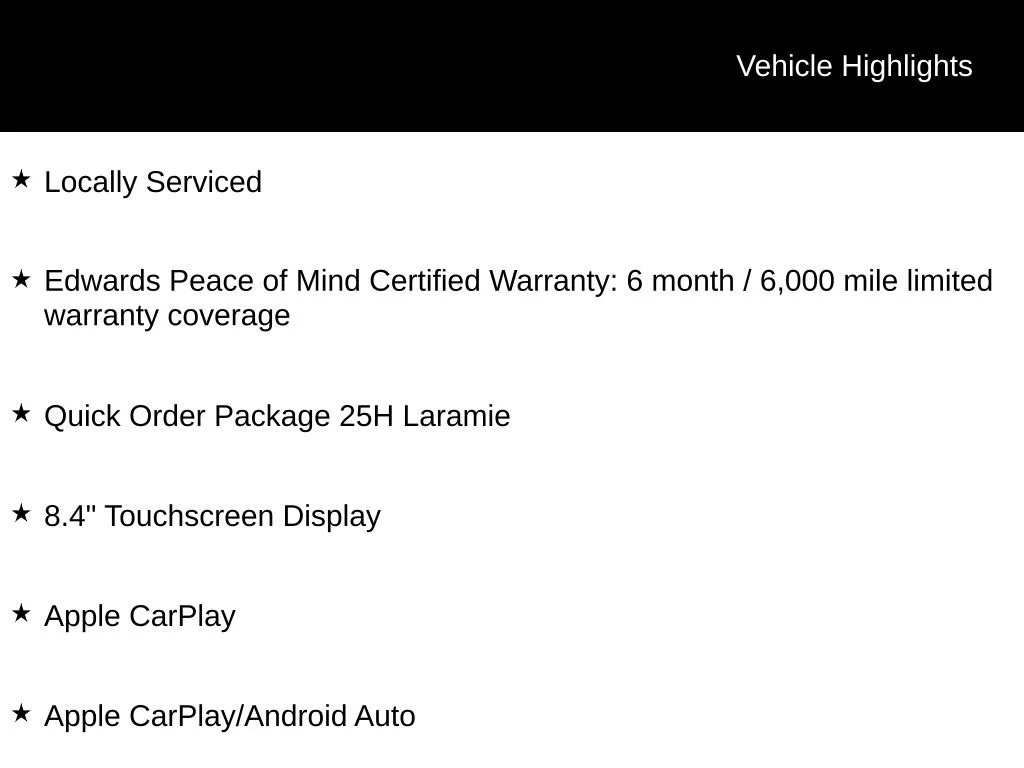 Used 2020 Black Ram Laramie image 5
