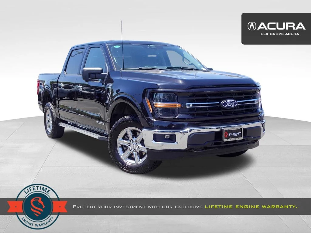Used 2024 Agate Black Metallic Ford XLT image 1