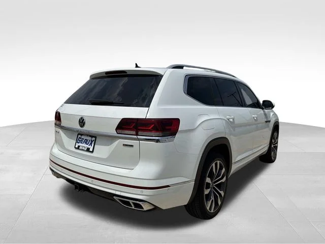 Used 2021 White Volkswagen 3.6L V6 SEL Premium R-Line image 8
