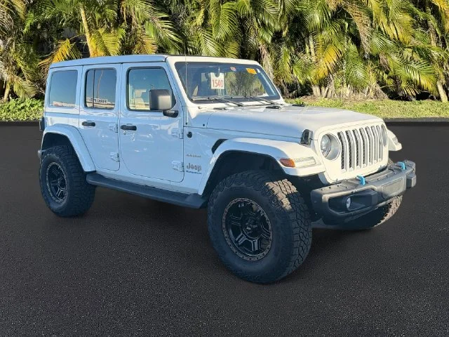 Used 2023 White Jeep Sahara 4xe image 2