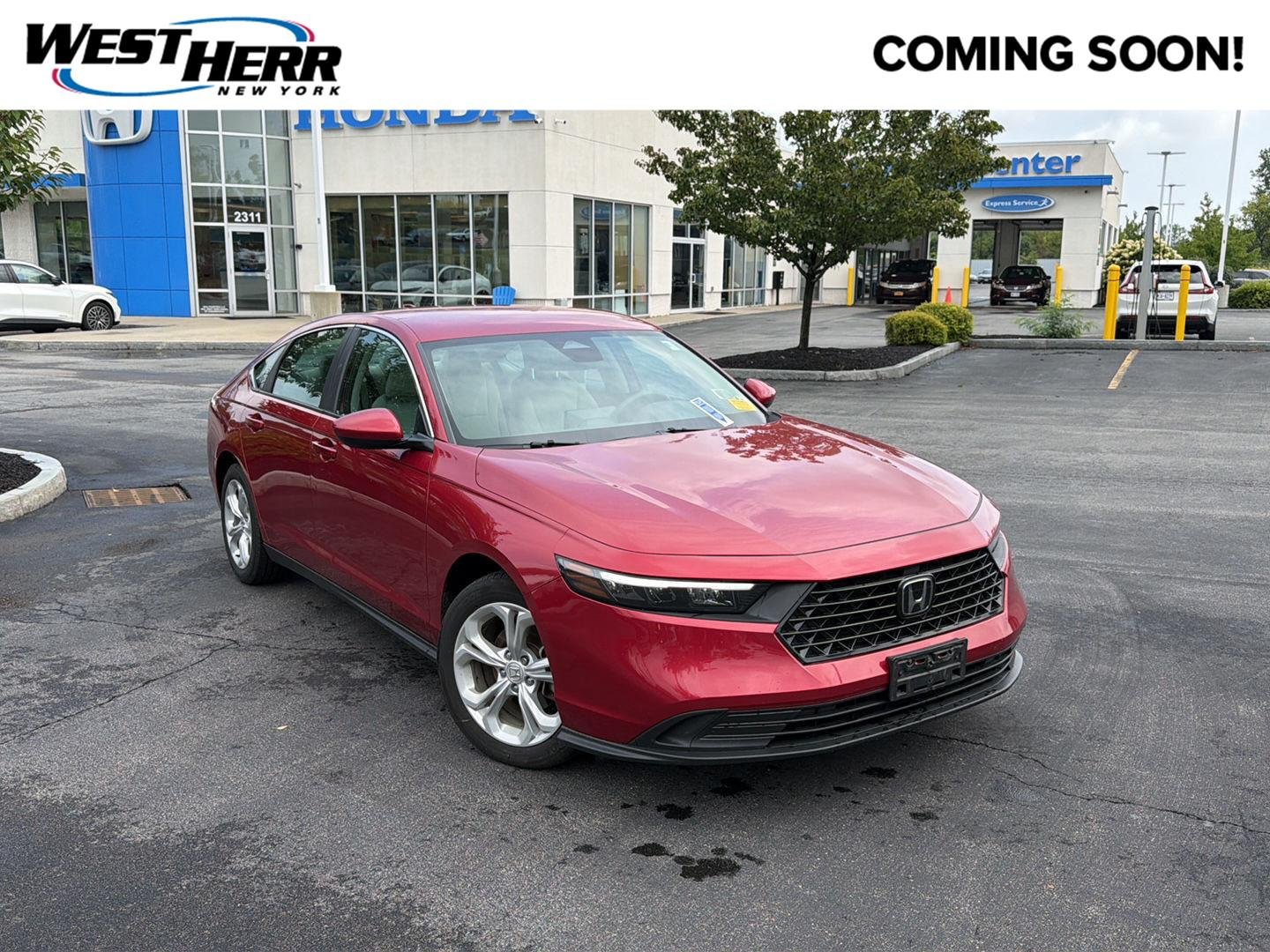 Used 2024 Radiant Red Metallic Honda LX image 1