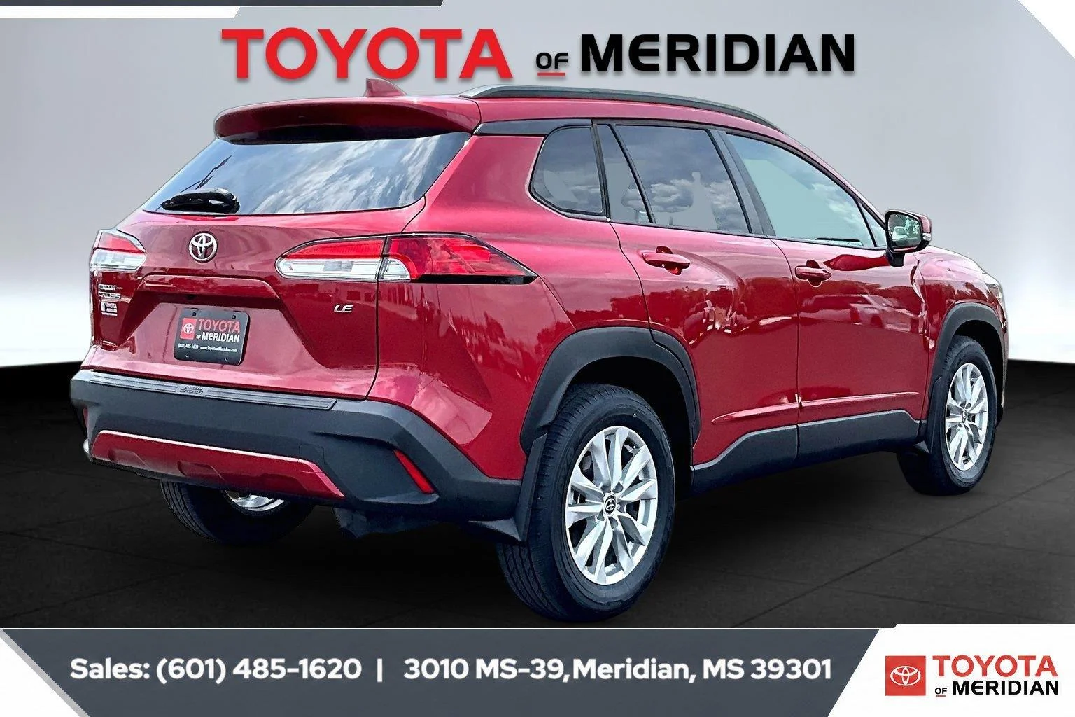 Used 2023 Barcelona Red Metallic Toyota LE image 11