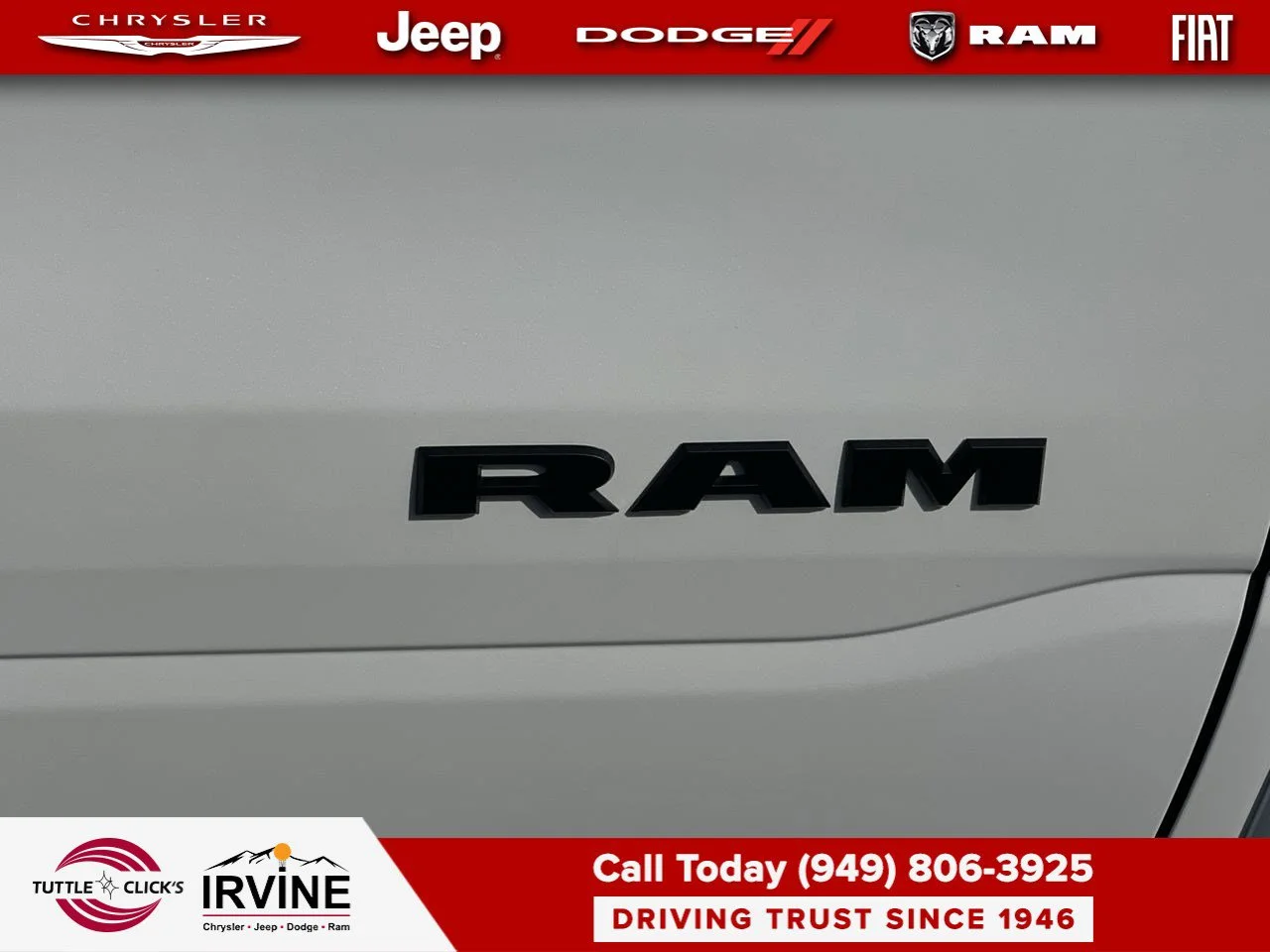 New 2027 Ivory White Tri-Coat Pearl-Coat Exterior Paint RAM Laramie image 14