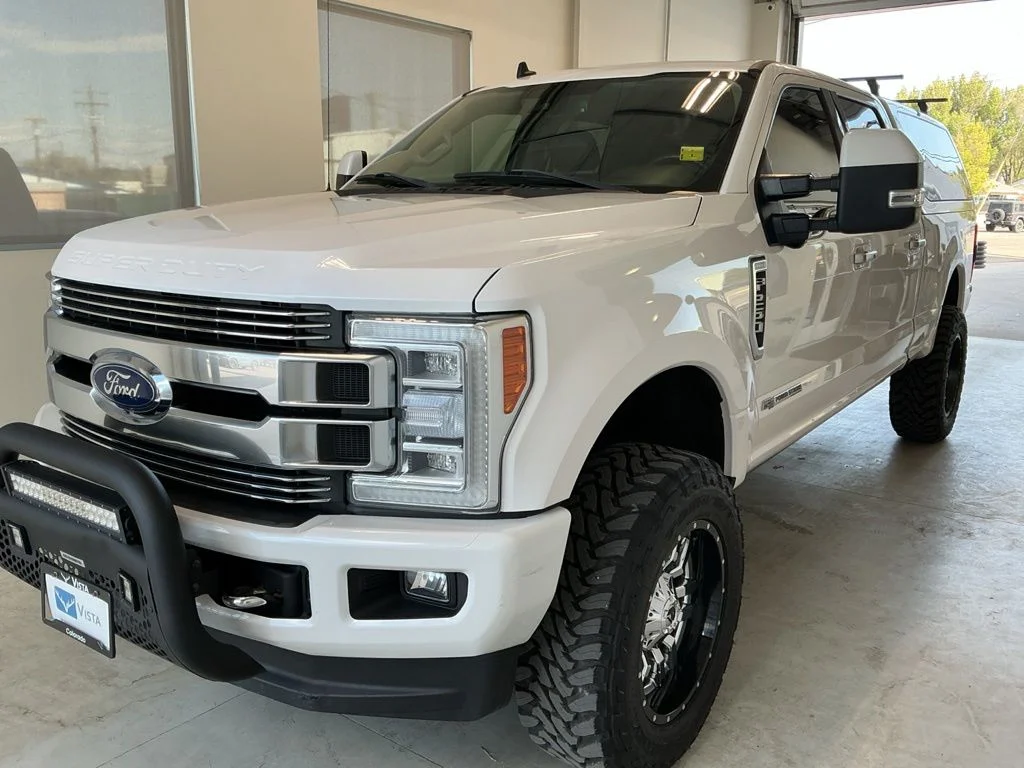 Used 2019 White Platinum Clearcoat Metallic Ford Limited image 3