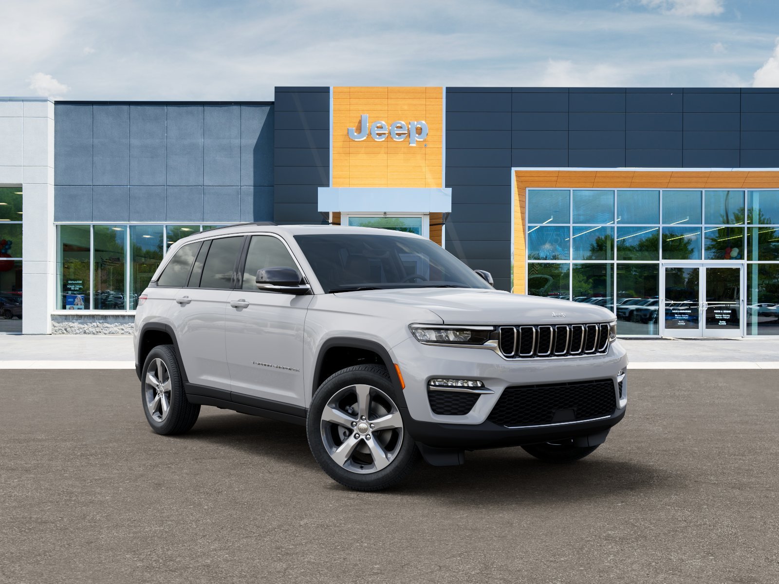 New 2025 Bright White Clear-Coat Exterior Paint Jeep Limited image 31