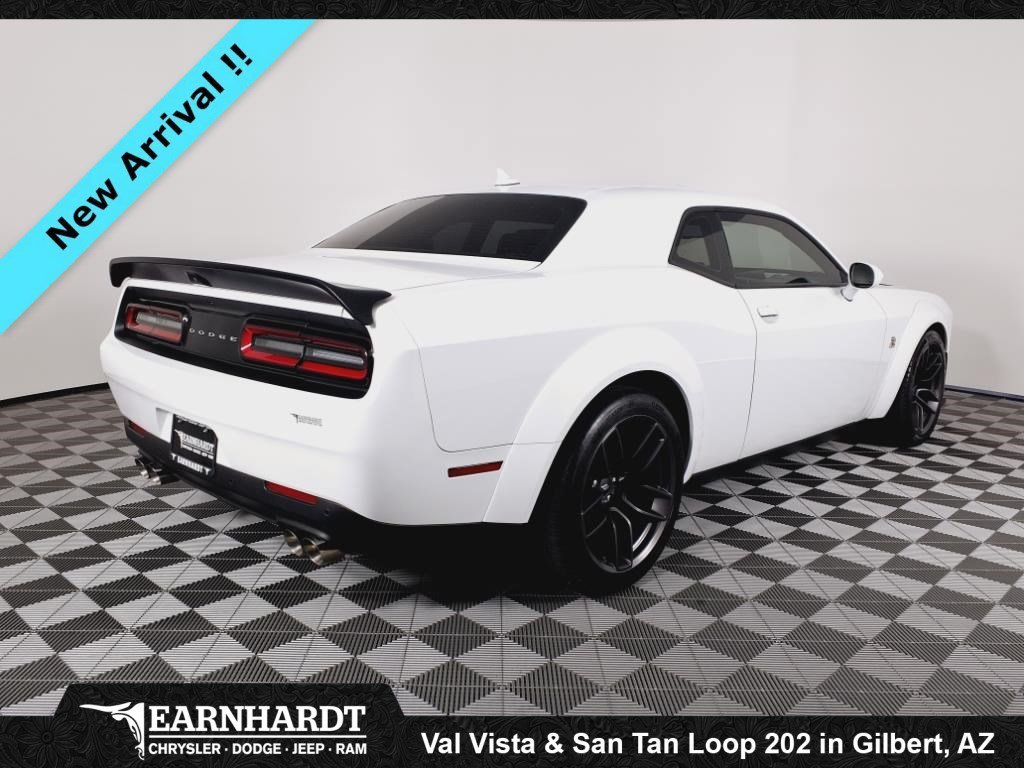 Used 2021 White Knuckle Clearcoat Dodge R/T Scat Pack Widebody image 4