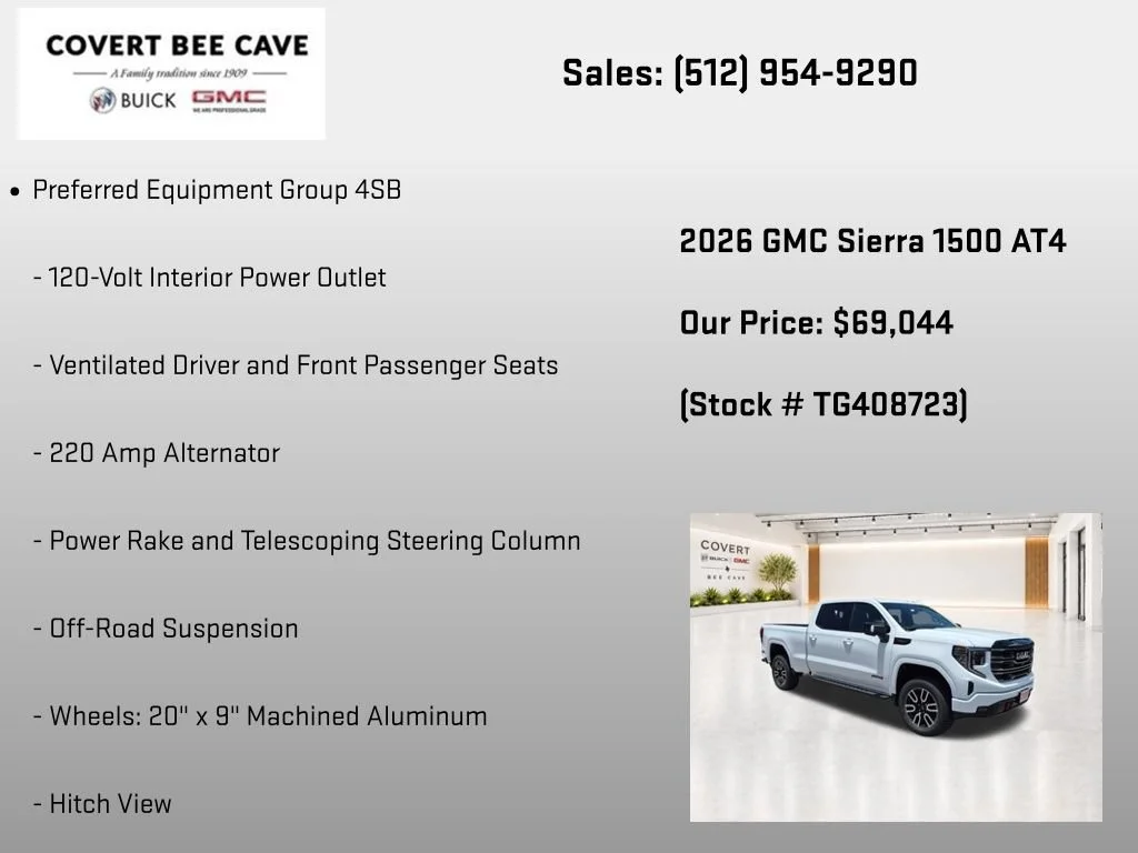 New 2026 Summit White GMC AT4 image 26