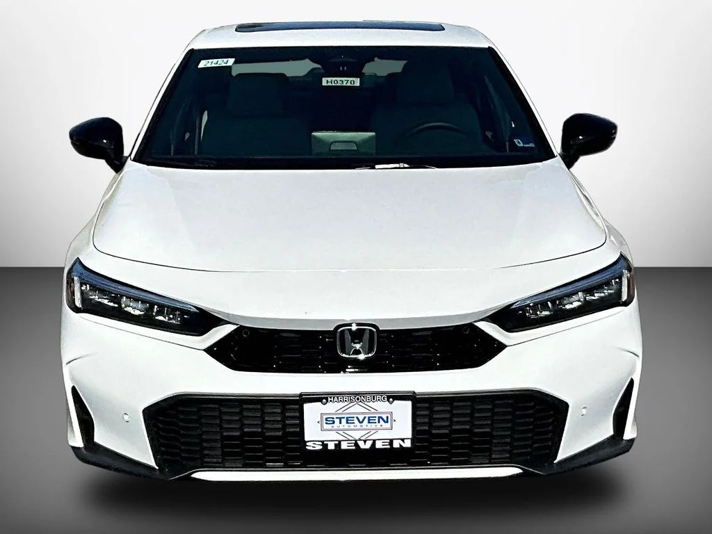 New 2026 Platinum White Pearl Honda 2WD Sport Touring Hybrid image 2