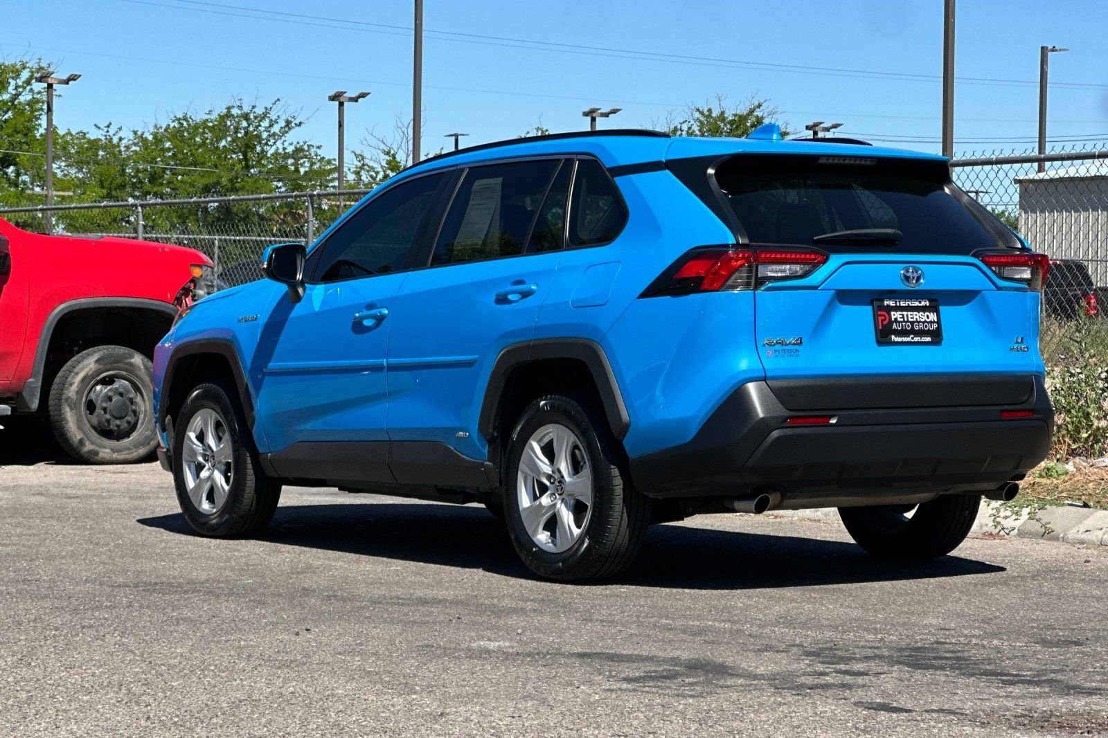 Used 2021 Blue Toyota LE image 6