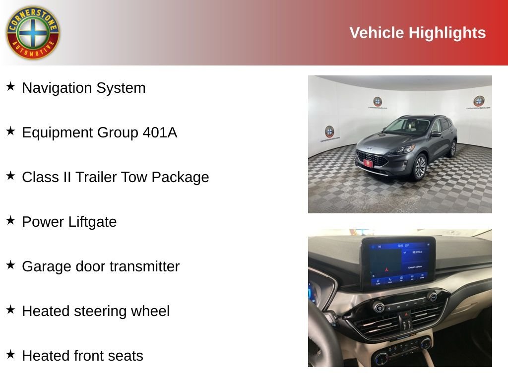 Used 2022 Ford Escape Titanium with VIN 1FMCU9J90NUA76199 for sale in Elk River, Minnesota