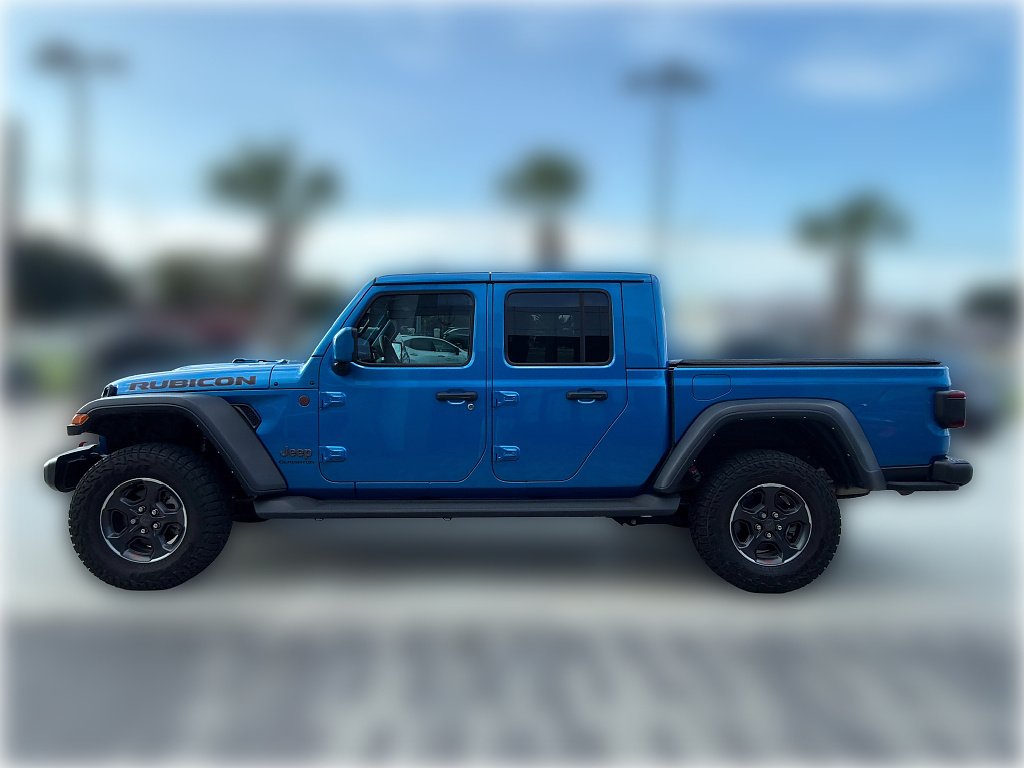 Used 2022 Hydro Blue Pearl Coat Jeep Rubicon image 5