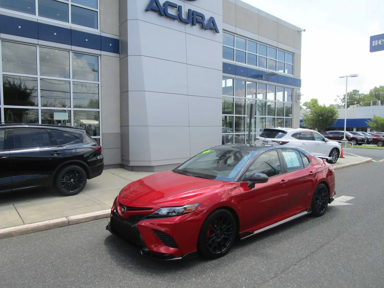 Used 2020 Supersonic Red/Midnight Black Metallic Toyota TRD V6 image 1