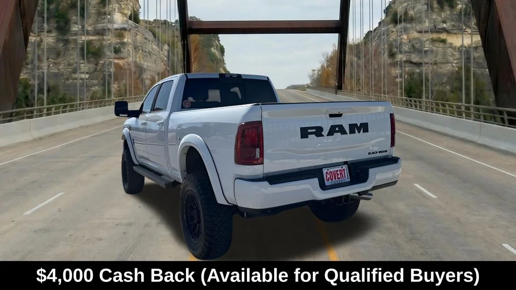New 2026 Bright White Clear-Coat Exterior Paint RAM Laramie image 8
