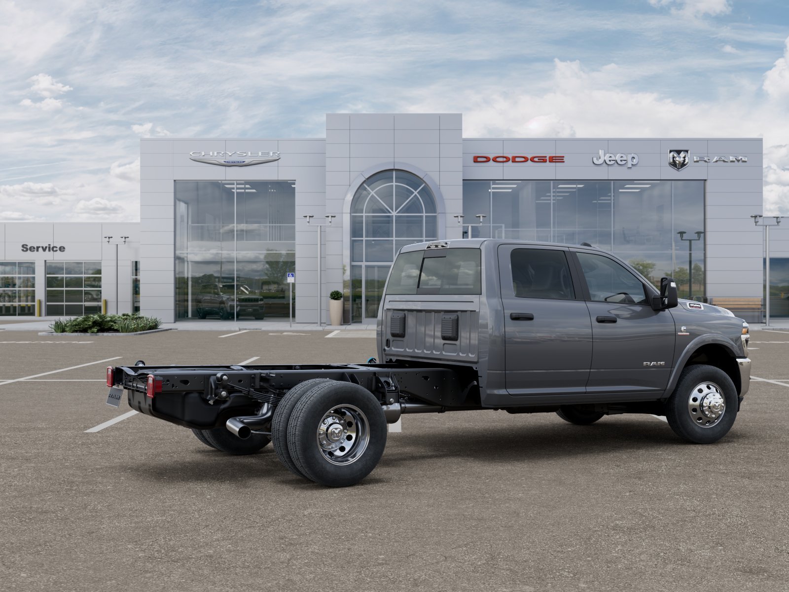 New 2026 Ceramic Gray Clear-Coat Exterior Paint RAM Tradesman image 36