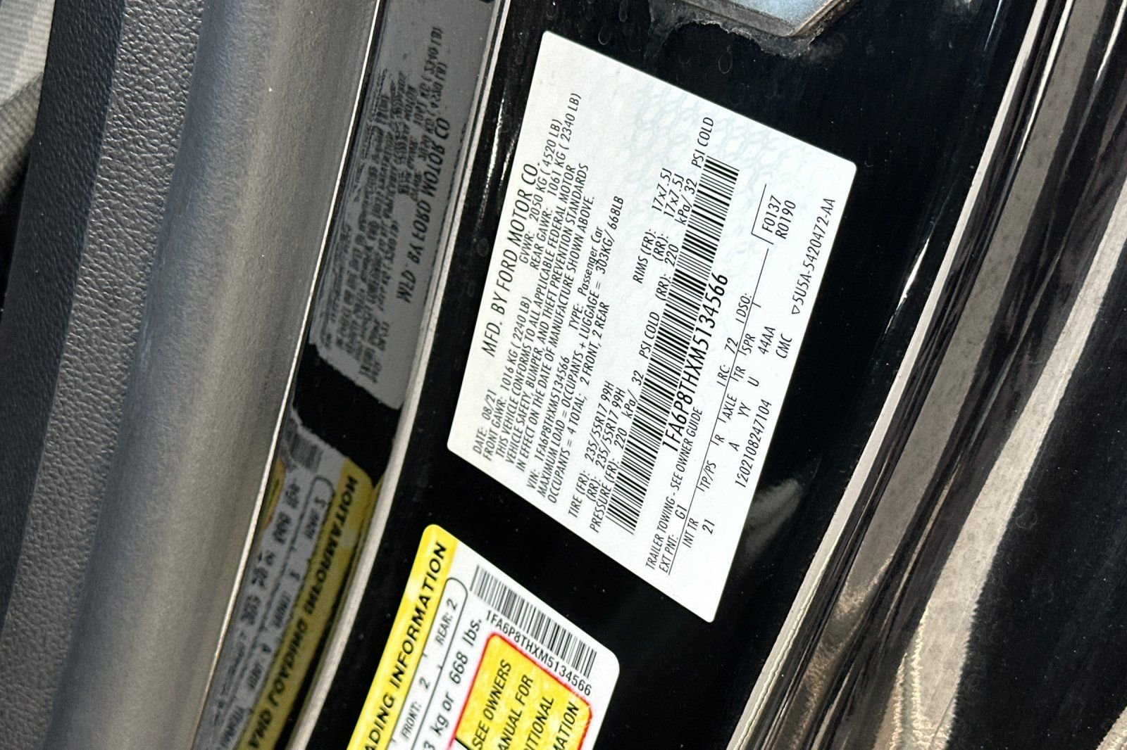 Used 2021 Black Ford EcoBoost image 32