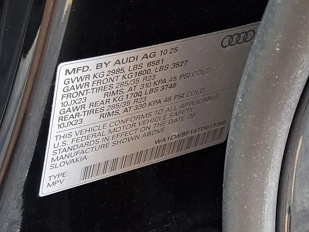 New 2026 Black Audi 4.0T Prestige image 11