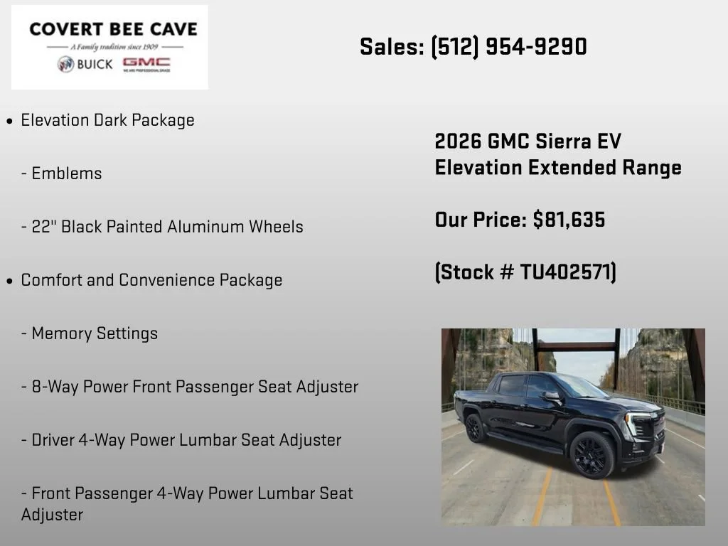 2026 GMC Sierra EV Elevation - Photo 24
