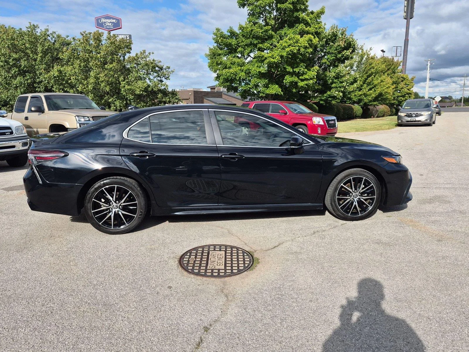 Used 2024 Midnight Black Metallic Toyota SE image 6