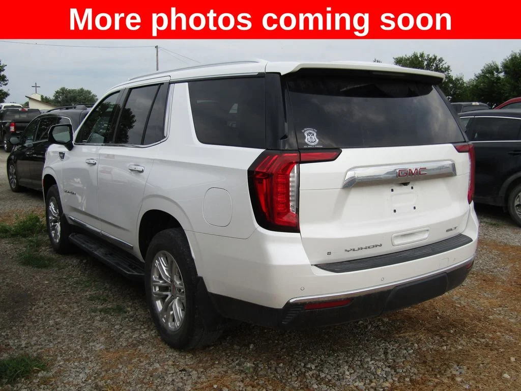 Used 2021 White Frost Tri-Coat GMC SLT image 3