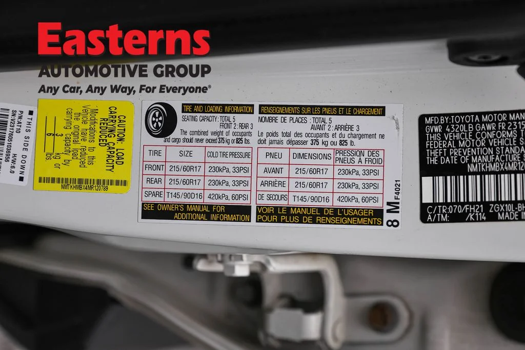 Used 2021 White Toyota LE image 34