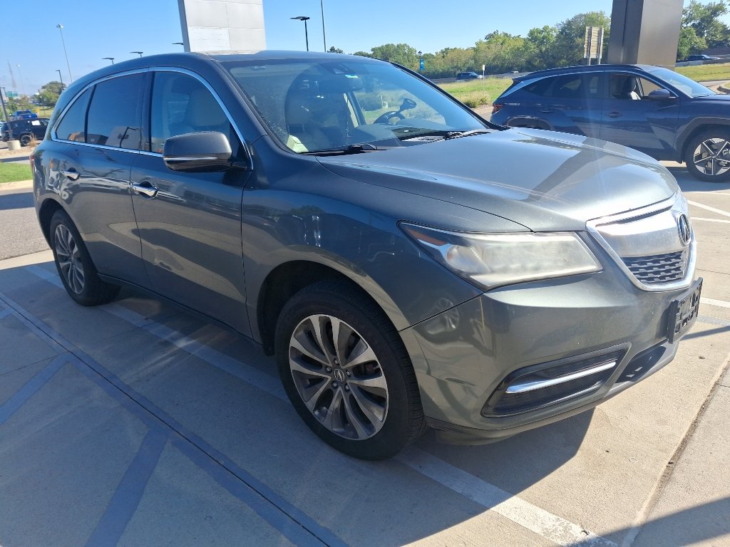 Used 2015 Forest Mist Metallic Acura Tech Pkg image 9