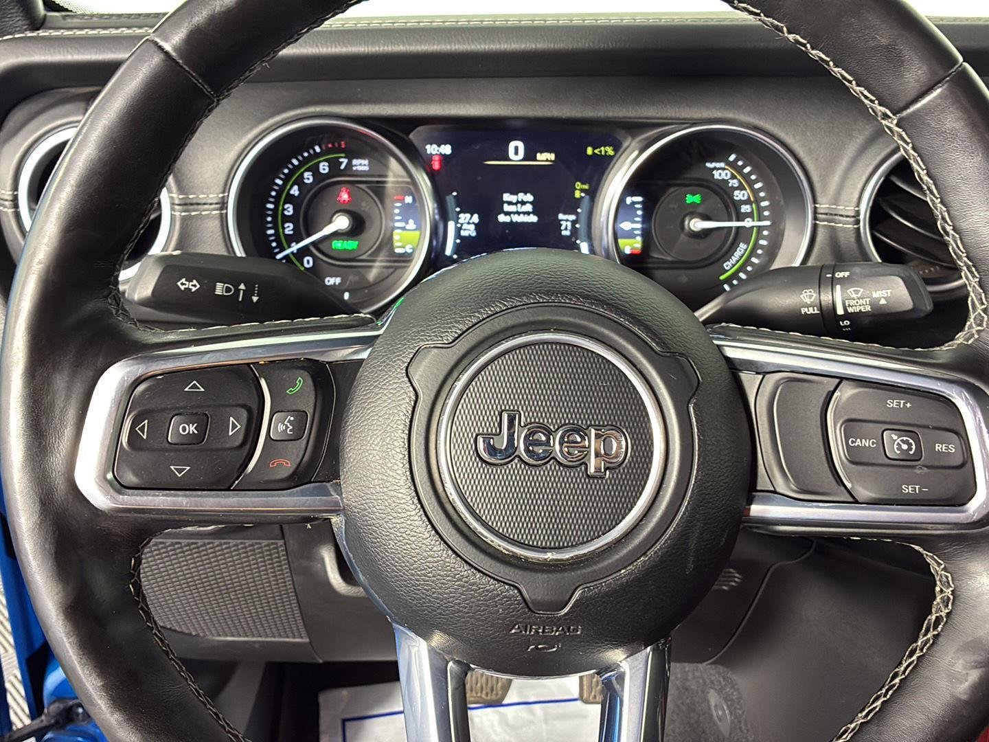 Used 2021 Hydro Blue Pearlcoat Jeep Unlimited Rubicon image 44
