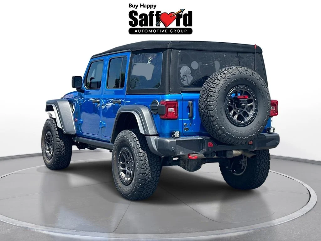 Used 2022 Blue Jeep Unlimited Rubicon image 5