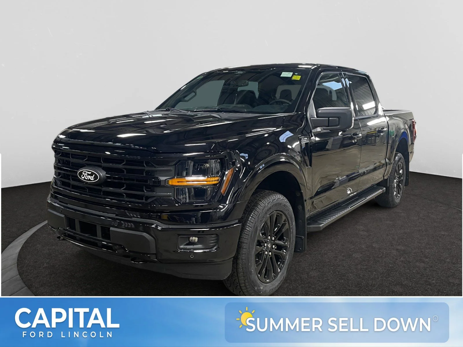 New 2026 Agate Black Metallic Ford XLT image 1