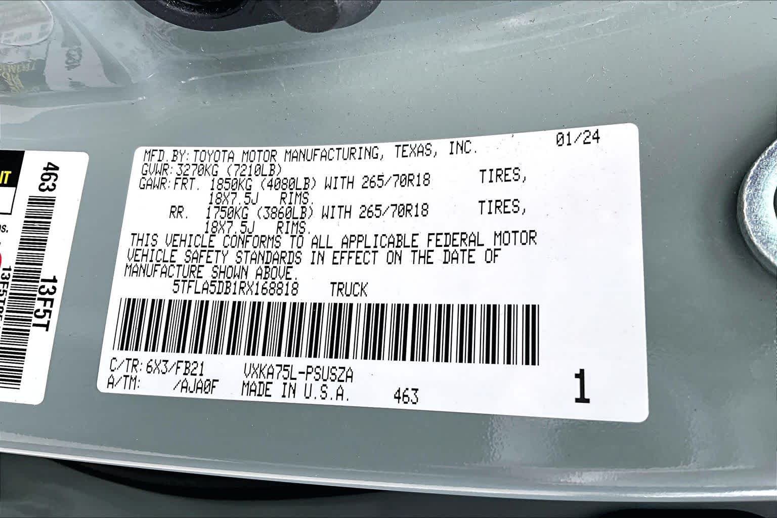 Used 2024 Lunar Rock Toyota SR5 image 33