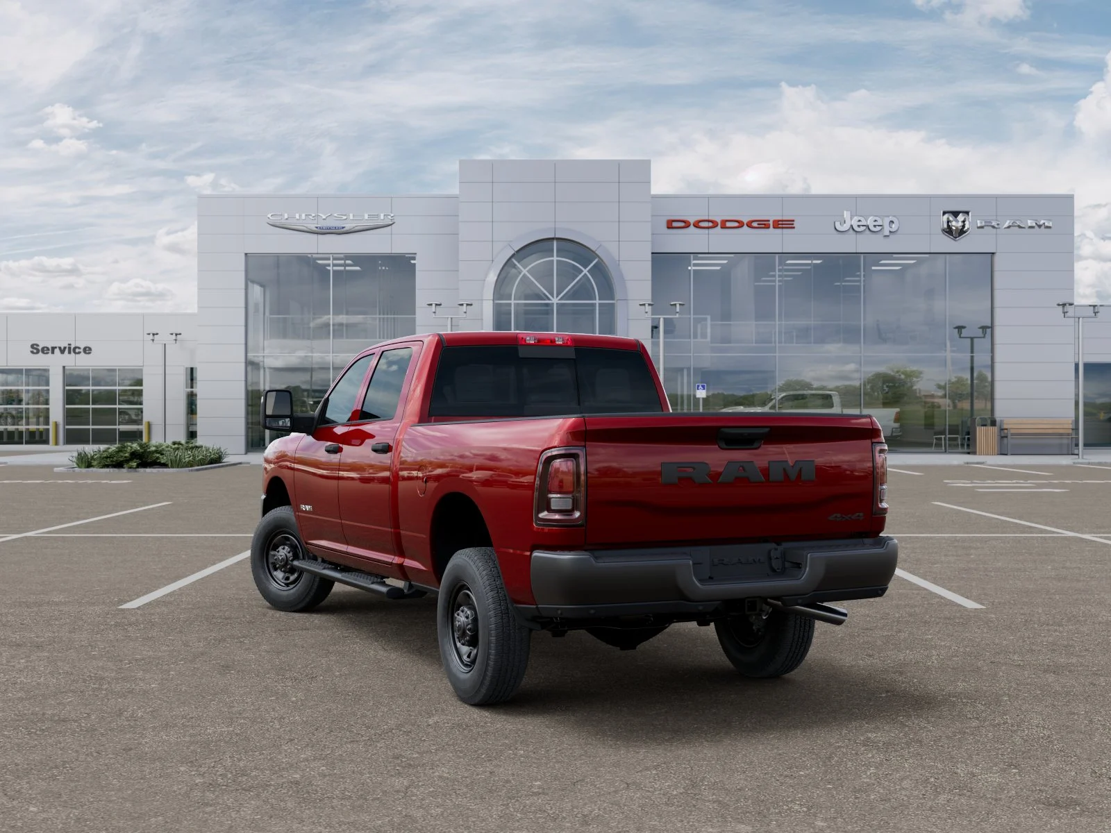 New 2026 Molten Red Pearl-Coat Exterior Paint RAM Tradesman image 25