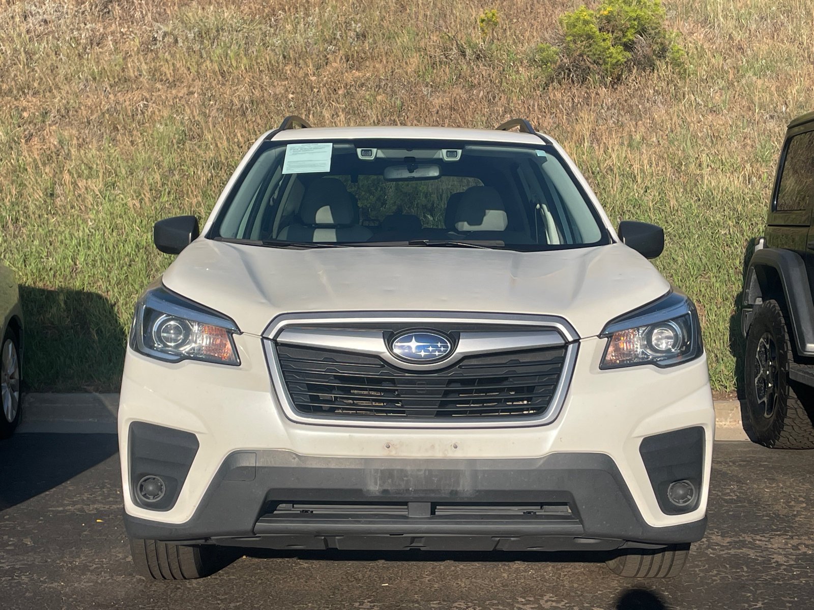 Used 2020 Crystal White Pearl Subaru  image 2