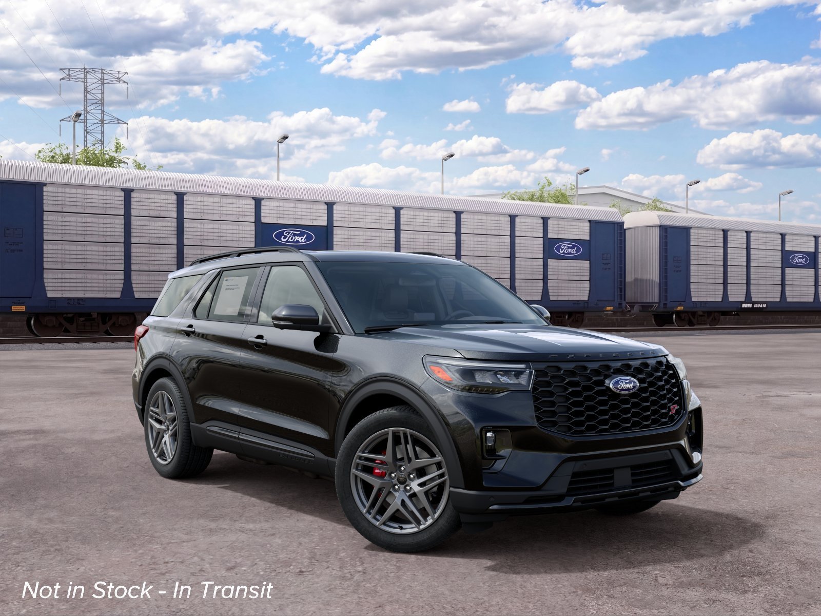 New 2027 Agate Black Metallic Ford ST image 1